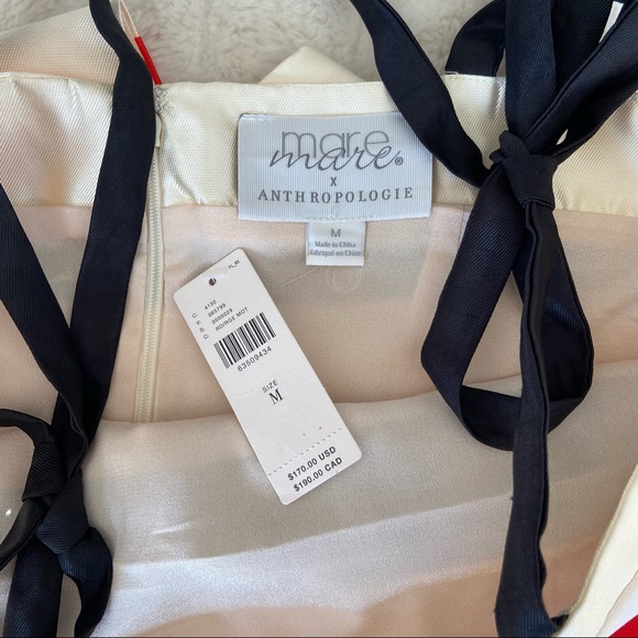 🌿|NWT| Anthropologie x Mare Striped Mini Dress - Picture 6 of 9